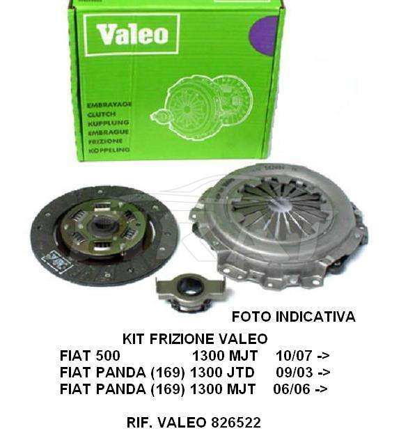 KIT FRIZIONE FIAT PANDA - 500 1300 MJT 826522